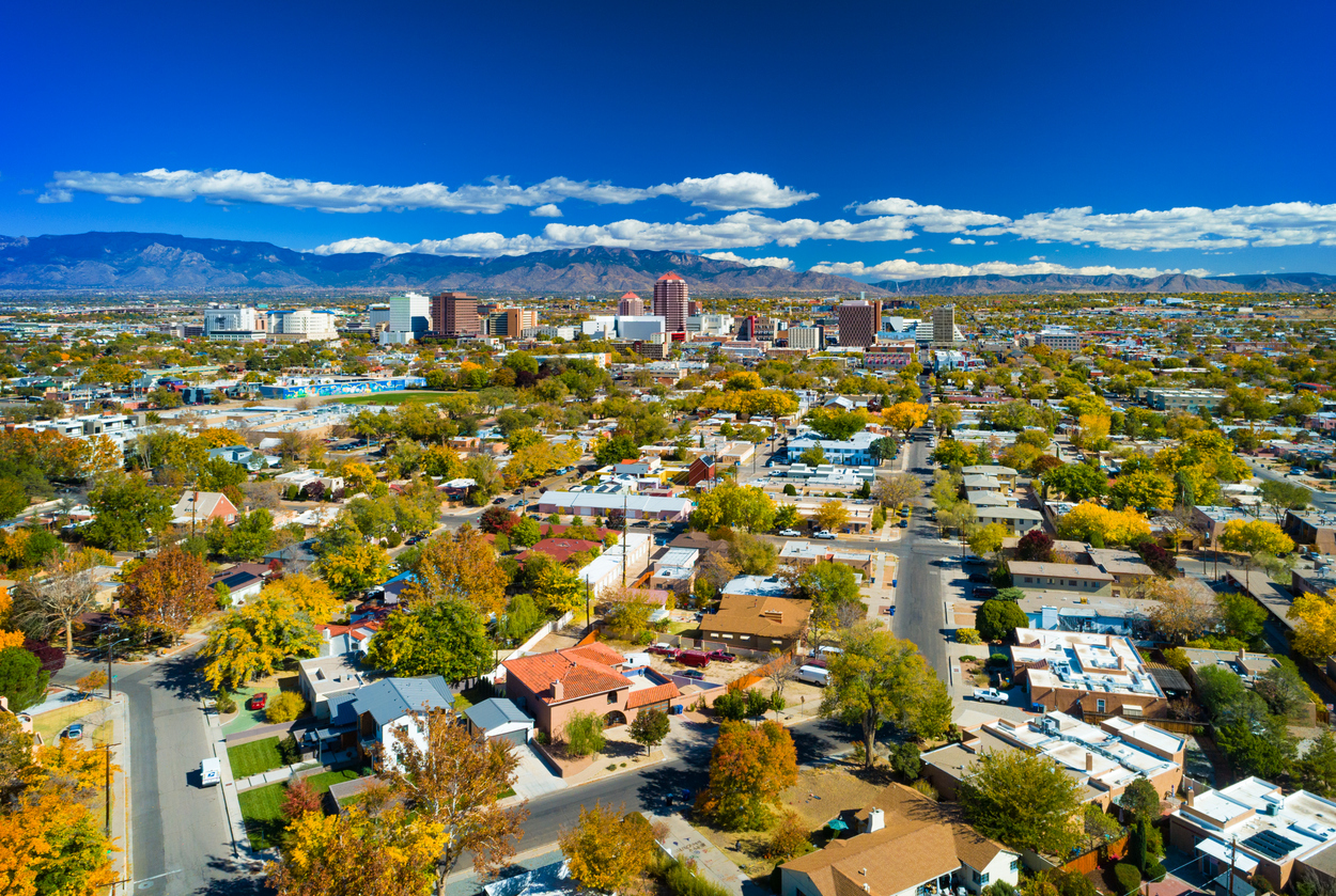 Panoramic Image of Albuquerque, NM